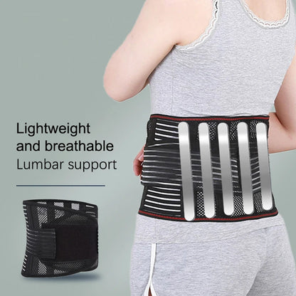 Back Braces For Lower Back Pain Relief With 5 Stays Breathable Back Support Belt Support Protector Therapy Back For Women Man