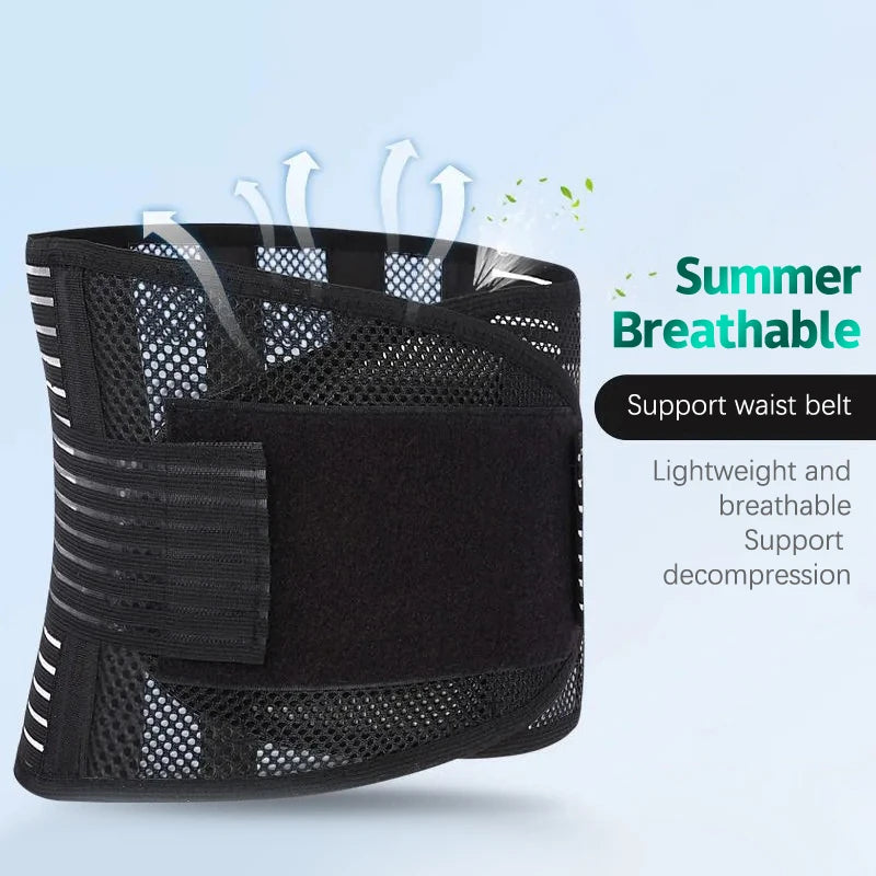 Back Braces For Lower Back Pain Relief With 5 Stays Breathable Back Support Belt Support Protector Therapy Back For Women Man