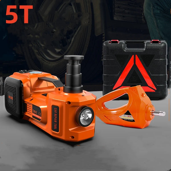 5-Ton Electric Hydraulic Car Jack – Portable Automatic Vehicle Lift for SUVs, Sedans, MPVs & Trucks