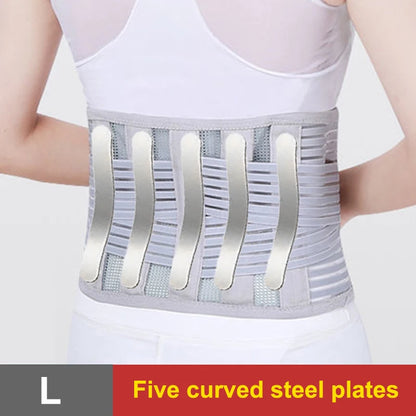 Back Braces For Lower Back Pain Relief With 5 Stays Breathable Back Support Belt Support Protector Therapy Back For Women Man