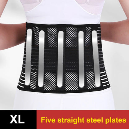Back Braces For Lower Back Pain Relief With 5 Stays Breathable Back Support Belt Support Protector Therapy Back For Women Man